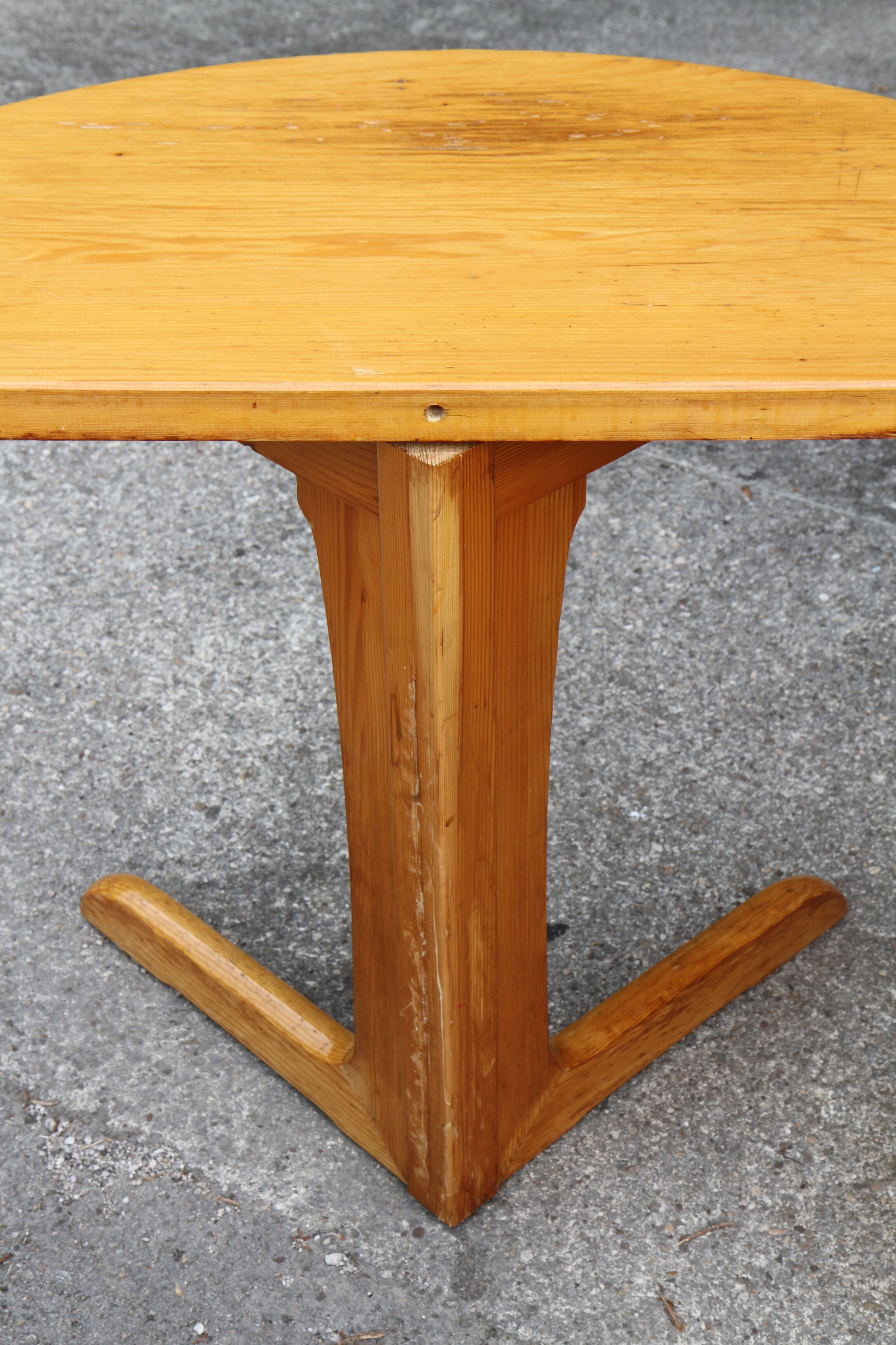 200cm pine expandable dining table