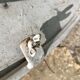 Wrought iron garden table 60s