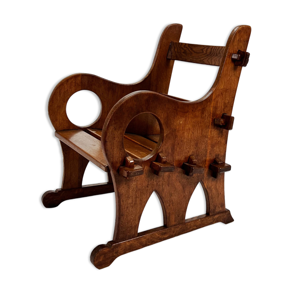 Fauteuil Arts & Crafts, années 1950