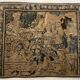Flemish tapestry - 17th century depicting the meeting of David and the king.