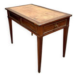 Flat Desk With Side Drawers In Mahogany Louis XVI XVIII Eme Century