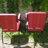 Red skai chairs 60s