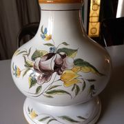 Lampe ancienne en faïence d'art de Rodez