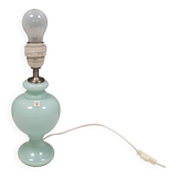Lampe de table Holmegaard en verre vert, modèle Florence, 1989