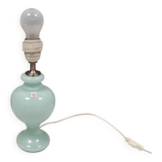Holmegaard table lamp in Rare delicate green/mint green glass, model Florence 1989