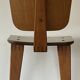 3 wooden chairs designed by André Sornay, 1960