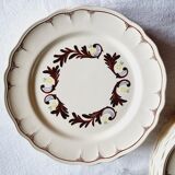 Assiettes plates Salins France