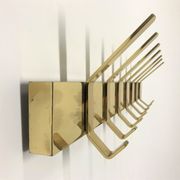 Vintage brass coat rack, 1970