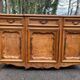 Louis XV buffet from the 19th century in solid oak wood.