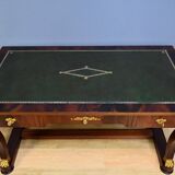 Mahogany desk, Egyptomania style – 20th century