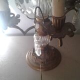 Candle lamp and grapevines