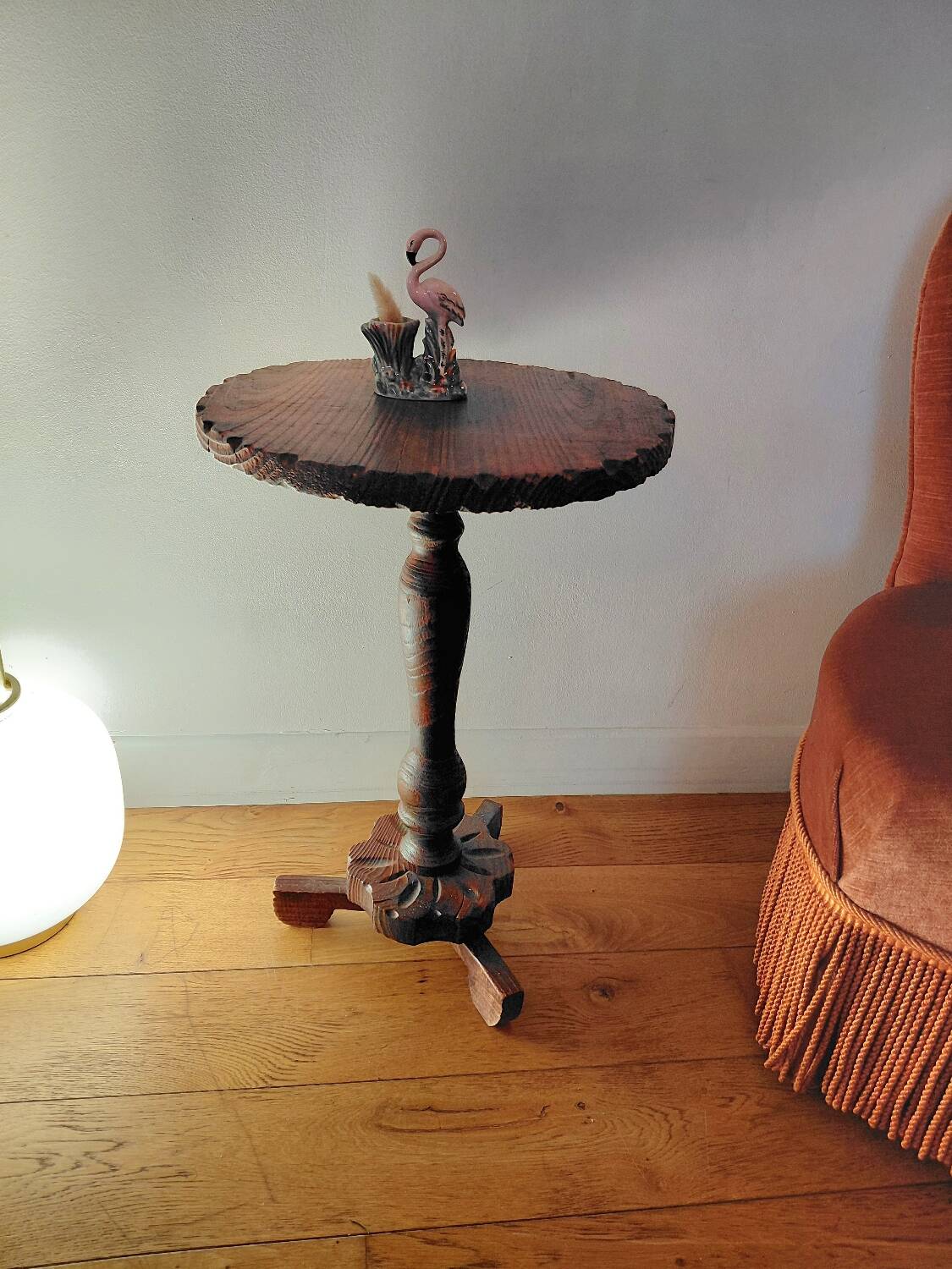 Table d'appoint brutaliste