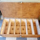 Coffre cantine en bois