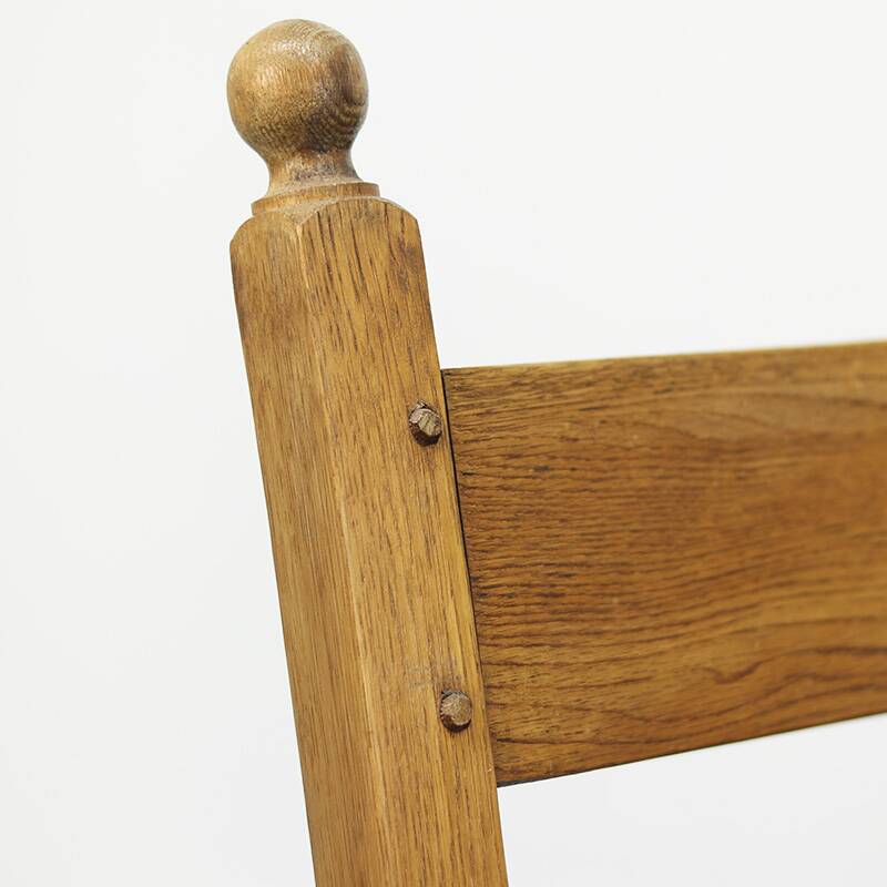 Set of four Oak armchairs 1940´s