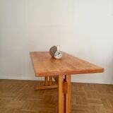 Charlotte Perriand's dining table for "Les Arcs".