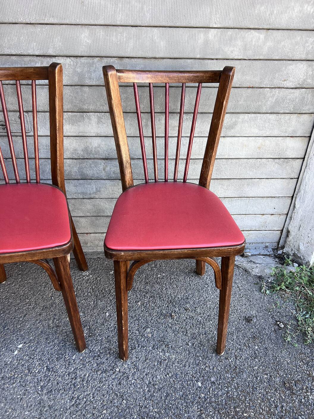 (Lot) 4 Chaises Bistrot Baumann