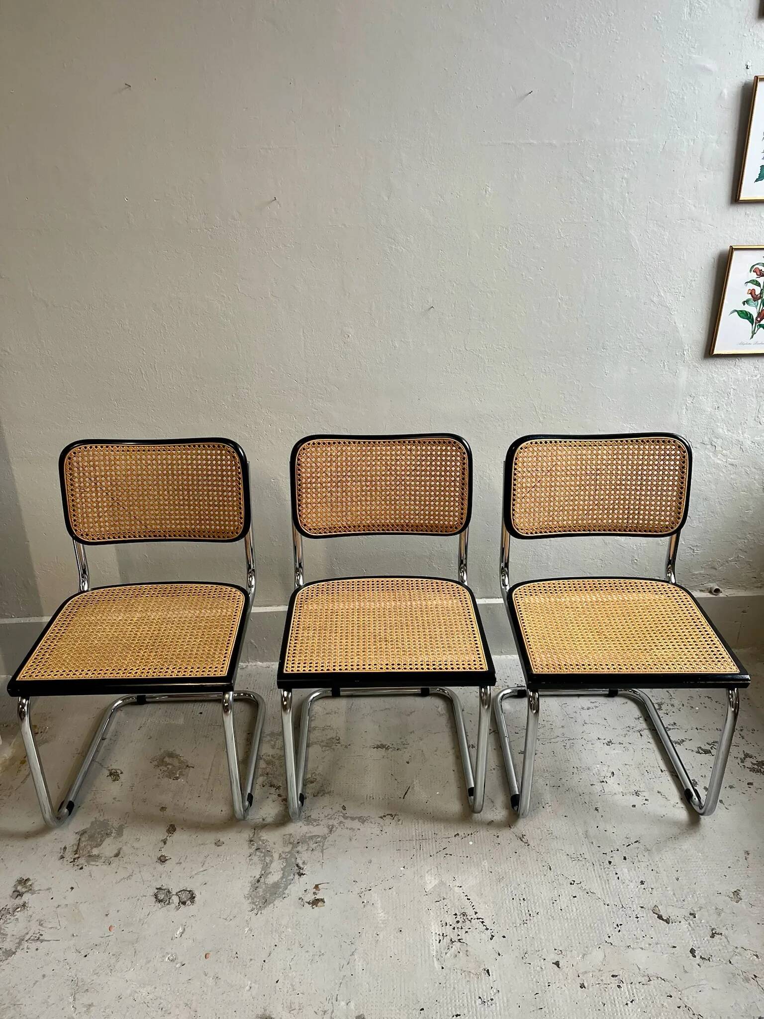 Chairs inspired by Marcel Breuer B32/Cesca