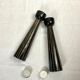 Pair of wooden candle holders
