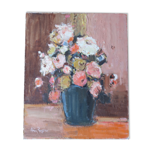 Tableau, peinture d'un bouquet