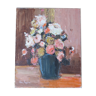 Tableau, peinture d'un bouquet de fleurs par Alain Rousseau