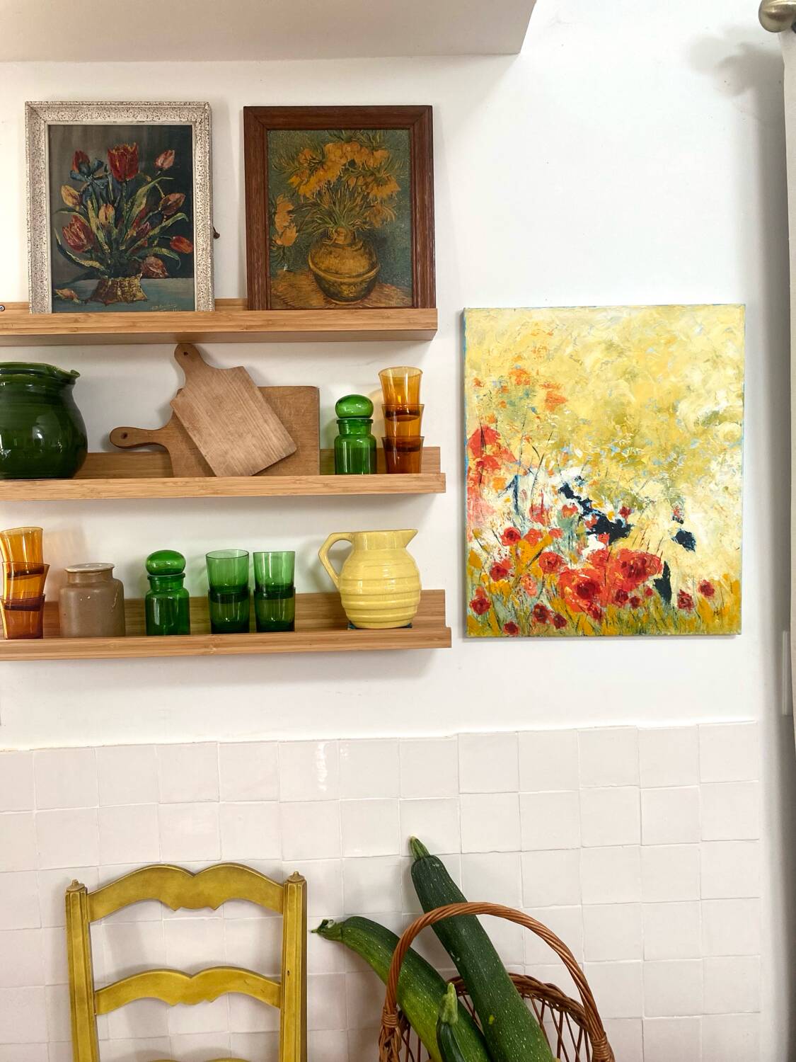 Huile sur toile vintage