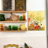 Huile sur toile vintage