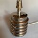 Bibendum chrome ceramic lamp 1970