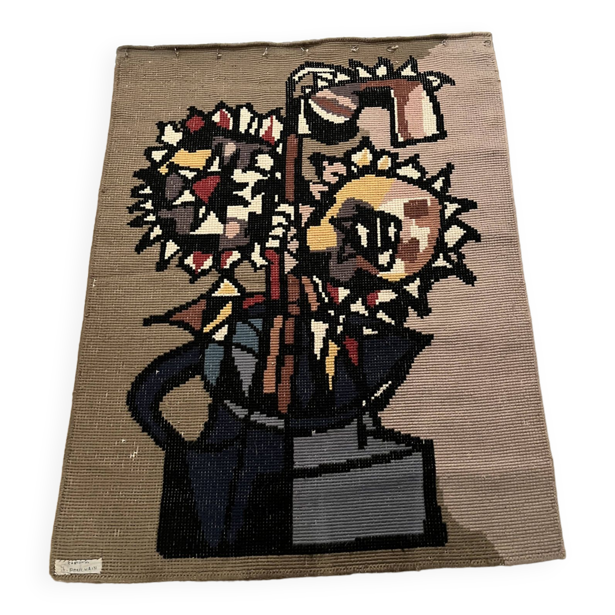 Tapestry after Jacques Pouchain 70s