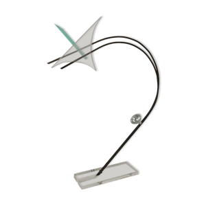 Lampe plexiglas et métal - relco