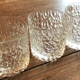 Series of 3 whiskey glasses