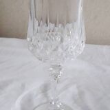6 crystal stemmed glasses
