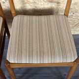 2x 60s 70s dining chair dining chair mid century Danish modern design