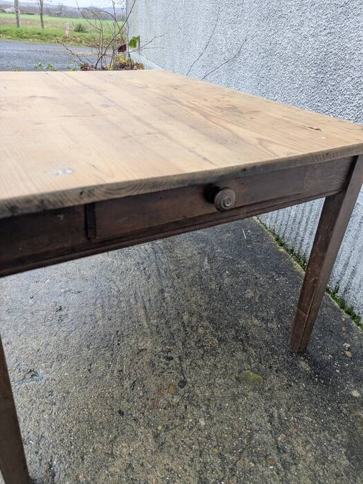Low farmhouse table