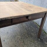 Low farmhouse table