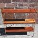 Etagère scandinave string, sur pied (ou mural) bois/ métal doré