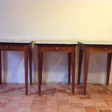 Small table in oak and formica of the 50s/60s vintage desk