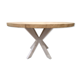 Scandinavian-style oak table