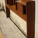 Cozy oak with sliding doors and mirror, art deco era
