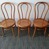 Suite of 5 chairs bistro 70's