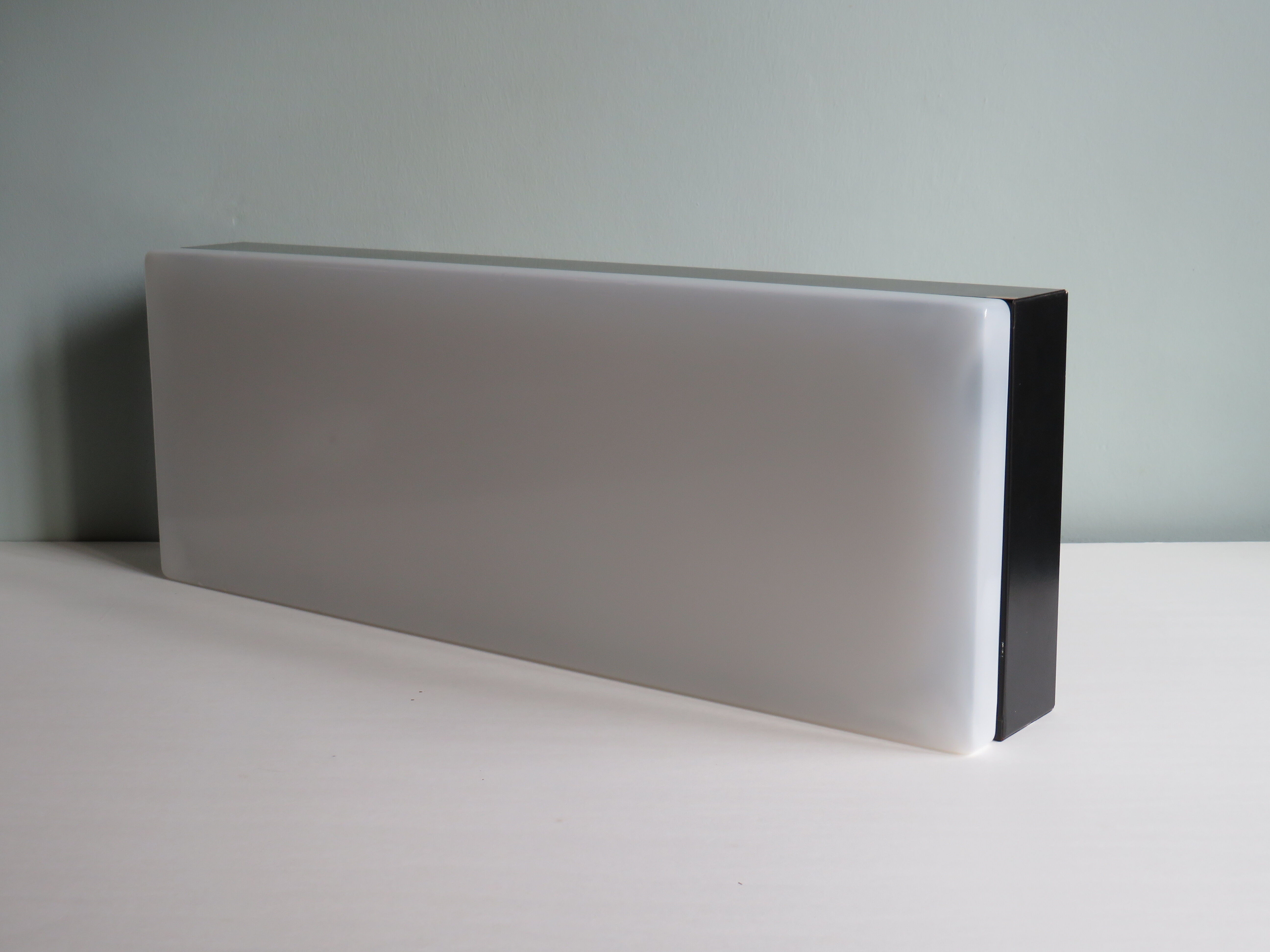 Rectangular ceiling or wall light by Van Haute Belgique, 1960s