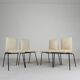 Set of 4 Meurop chairs by Pierre Guariche, 1950s