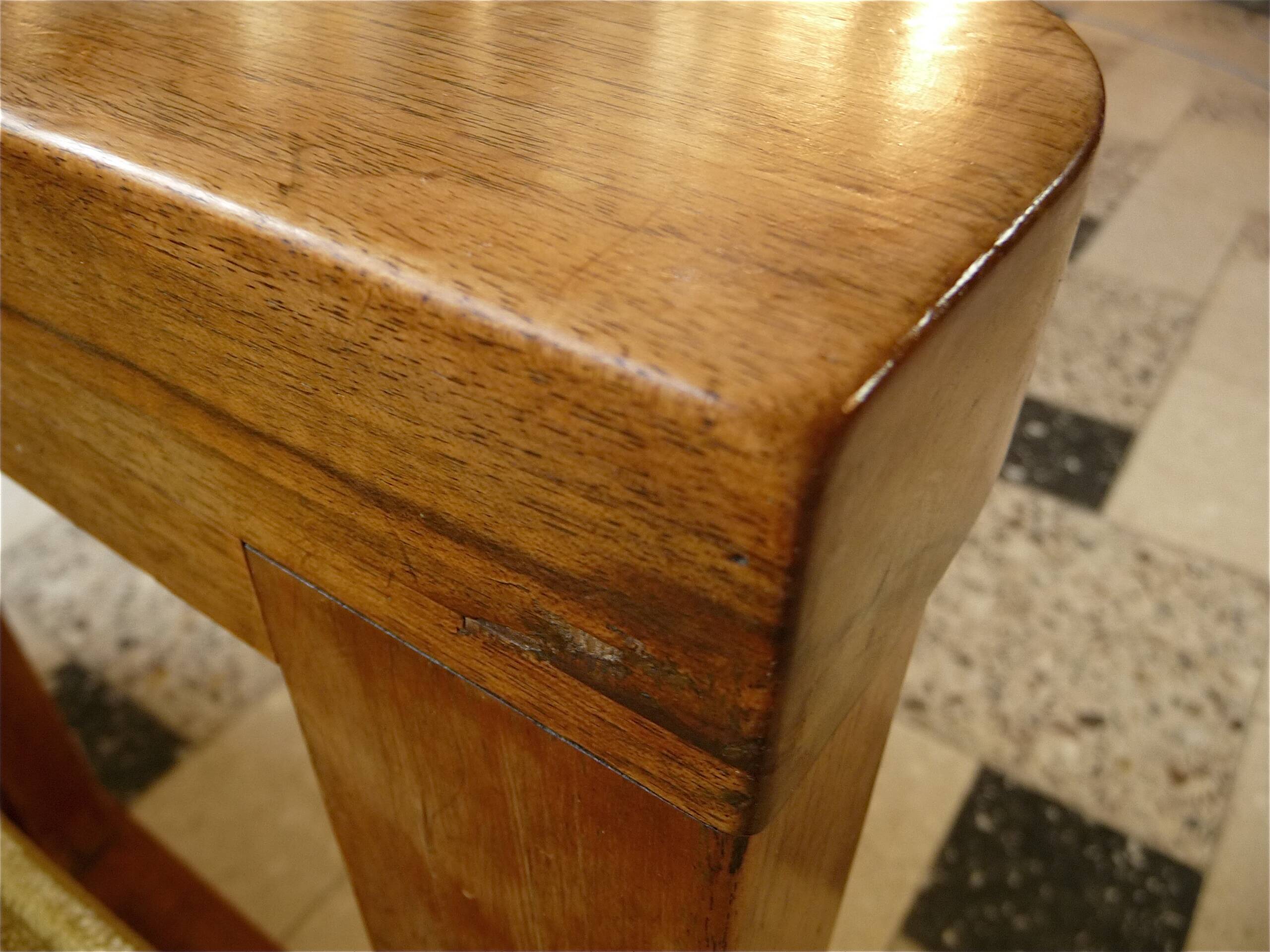 Set of 2 Cubist Art Déco Club Chairs in Wood and Velvet, Germany 1920s