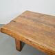 Mid-Century Brutalist Coffee Table in Oak, Spain, 1960s
