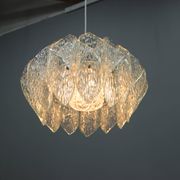 Suspension en résine et verre du milieu du siècle, années 1960