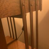 Bibliothèque tournante Sheraton Revival en orme et bois de satin