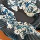 Void pocket vintage shell cut glazed ceramic