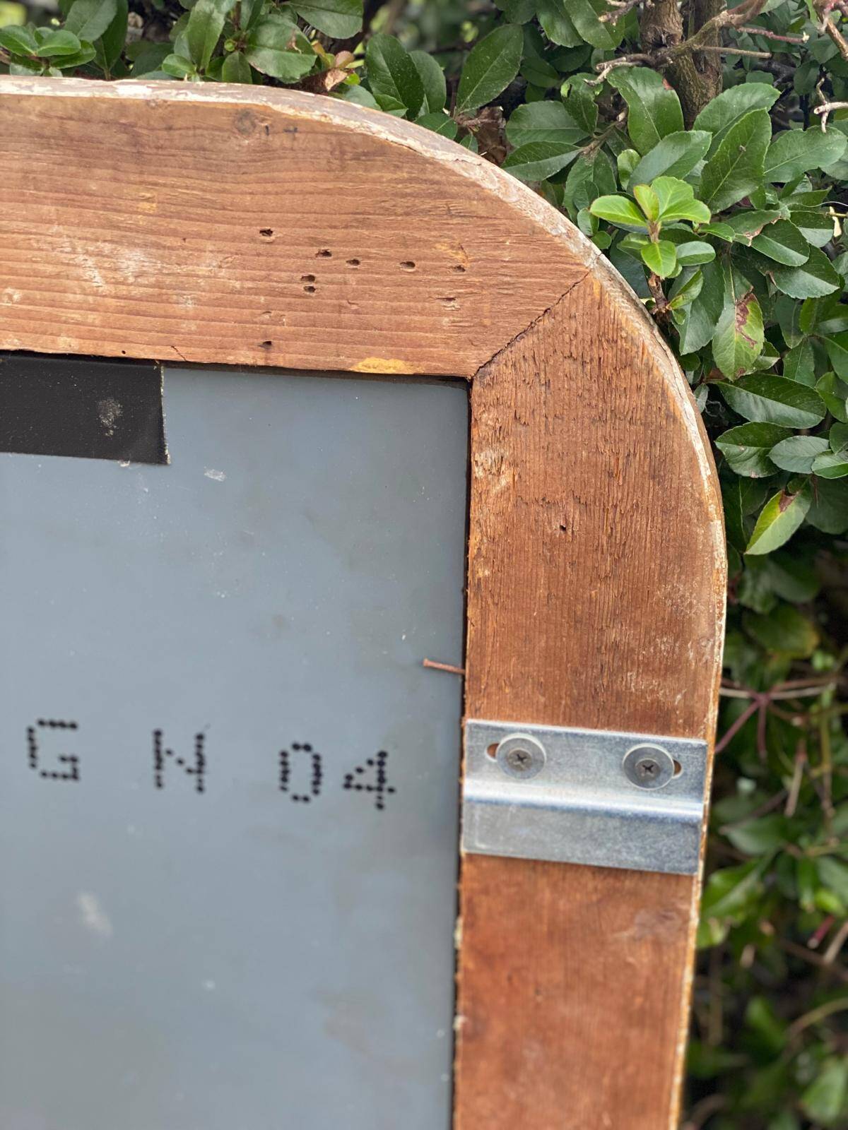 Louis Philippe mirror in solid wood and gilded stucco 19th century 125x80cm