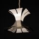 1970s Goffredo Reggiani Style Lacquer & Chrome Chandelier