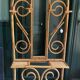 60s bamboo and rattan wardrobe