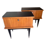 Pair of 1950s bedside tables